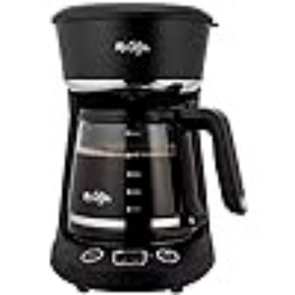 12-Cup Programmable Coffeemaker, Brew Now or Later Mr Coffee Black New - Picture 1 of 5